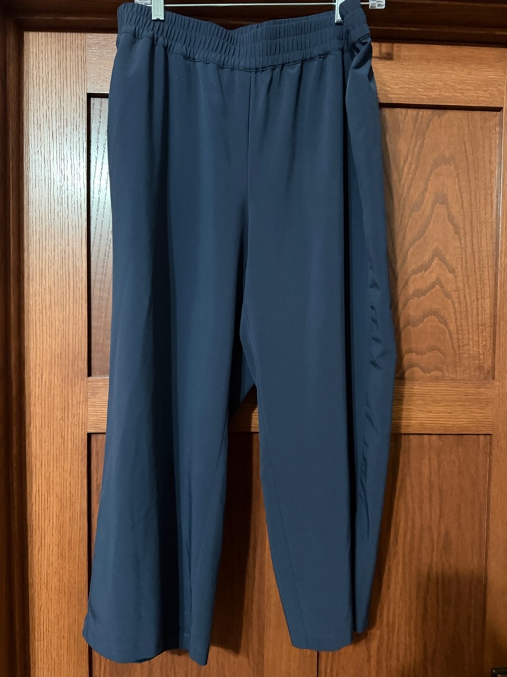 J. Jill Navy Elastic-Waist Jogger Pants